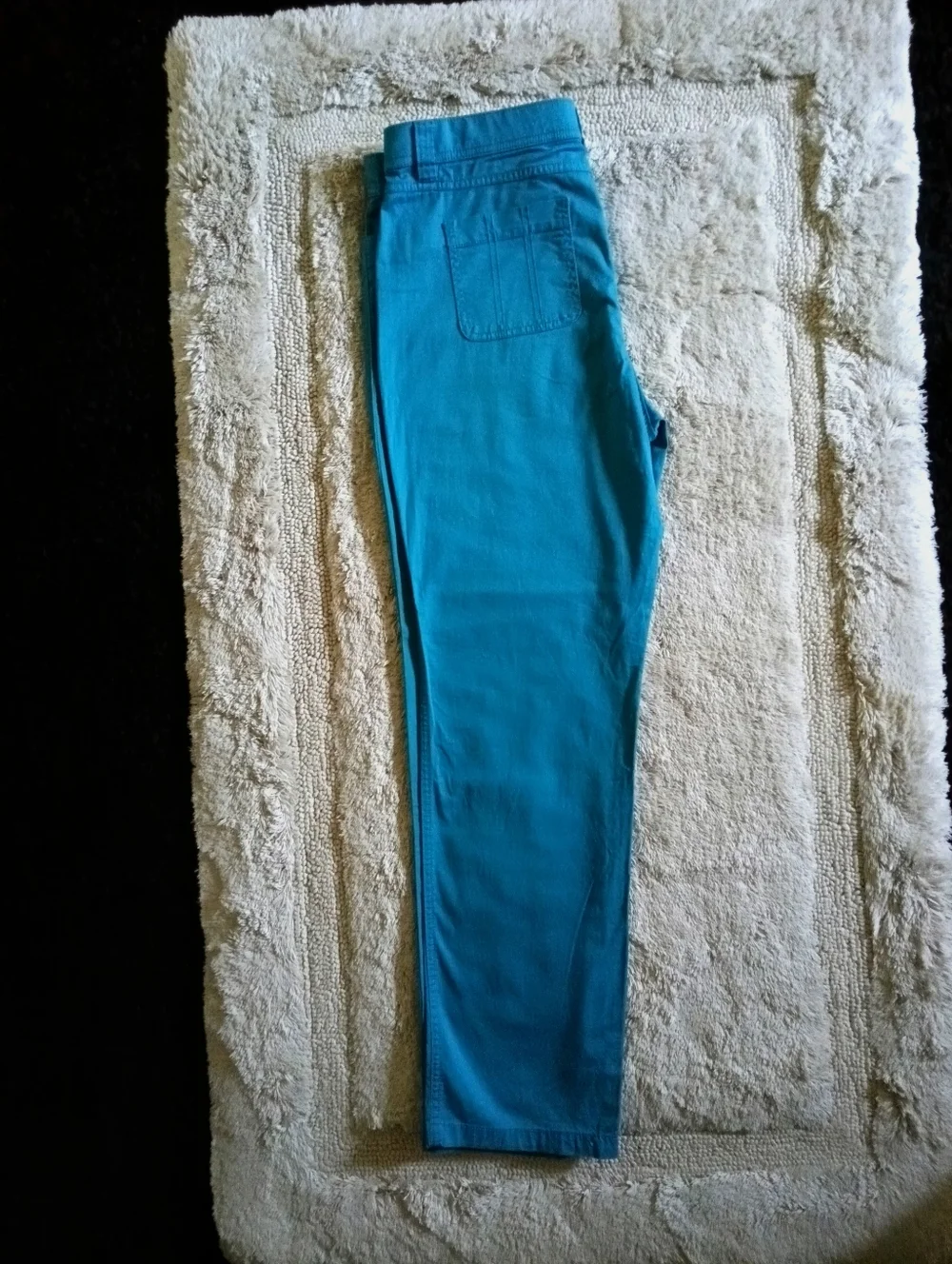 Kim Rogers Pants in Teal Blue - Picture 5 of 6
